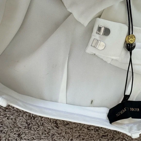 NWT Kobi Halperin Melina Pants Ivory Size 8 - Picture 6 of 16